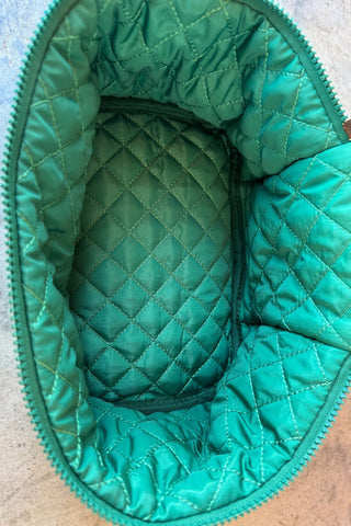 Quilted Puffer Makeup Bags - 3 Colors!