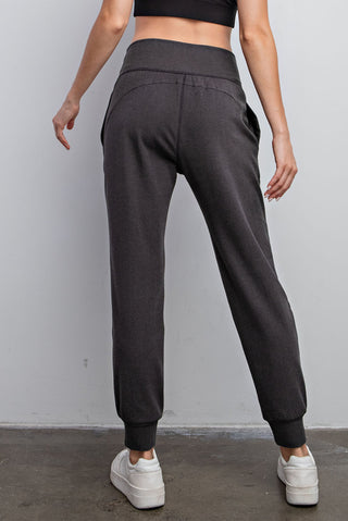 Rib Brushed Jogger Pants