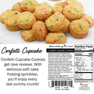 Oh Sugar! Quart Cookie Jars - 4 Different Flavors!