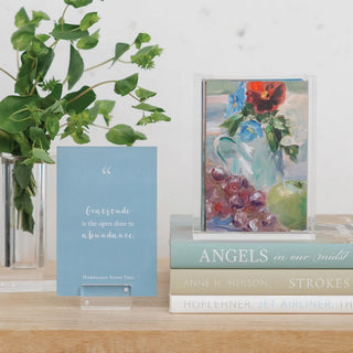 Anne Neilson 100 Days of Gratitude Cards w/ Acrylic Display Box
