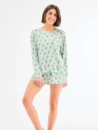 Annie Short Set - Cottage Stripes