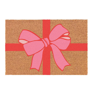 Holiday Bow Dormat