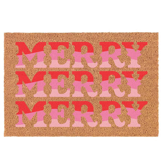 "Merry" Holiday Doormat