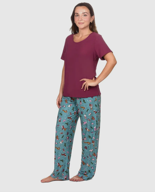 Rodeo Dogs 2 Piece Pant Pajama Set in A Bag