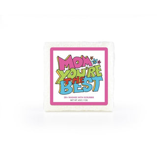 Mom You're the Best Shower Sponge - 20+ Washes