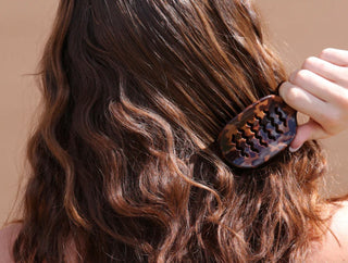 TELETIES Mini Vented Hair Brush - Tortoise