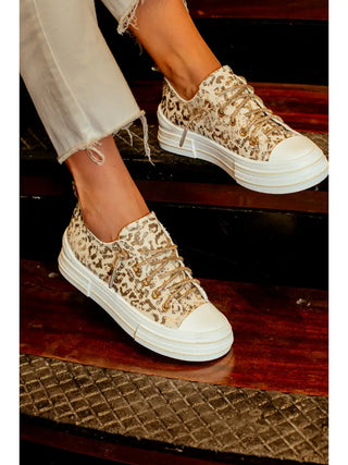 Aman Leopard Platform Sneaker by Very G