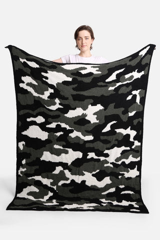 Camouflage Print Luxury Soft Throw Blanket - 3 Colors!
