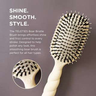 Teleties Boar Bristle Hairbrushes