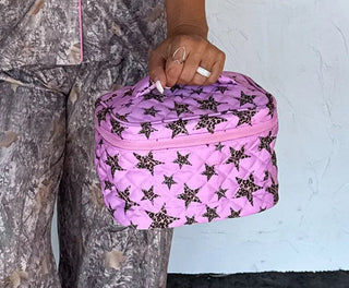 Quilted Puffer Makeup Bags - 3 Colors!