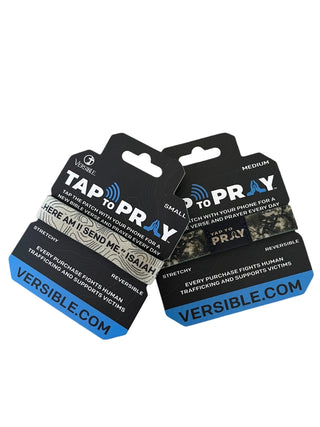 Versible Tap To Pray™ Wristbands -  Multiple Styles