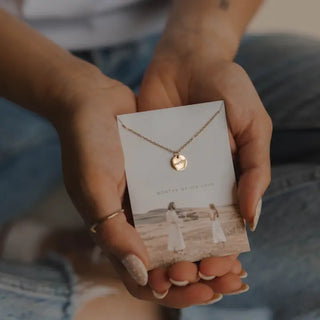 "Worthy" Disc Necklace - Isaiah 43:1