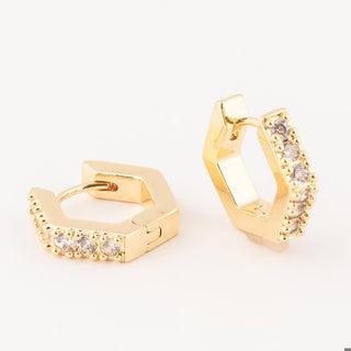 Breanna Luxe Huggie Hoop Earrings