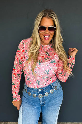 Boots & Blooms Mesh Tops - 3 Prints!