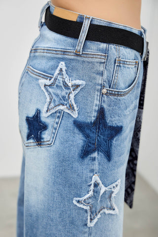 Star-Struck High Rise Cuffed Love Curve Barrel Jeans