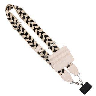 Clip & Go Crossbody Phone Strap w/ Zippered Pouch