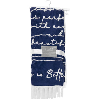 "Life Is Better at the Lake" 50" x 60" Inspirational Plush Blanket