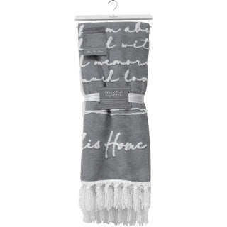 "Bless This Home" 50" x 60" Inspirational Plush Blanket