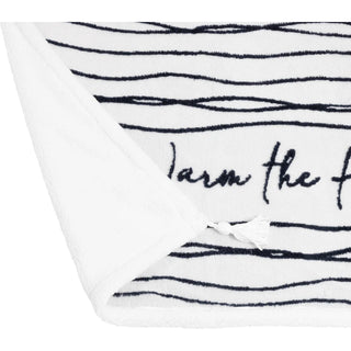 "Friends Warm The Heart" 50" x 60" Inspirational Plush Blanket