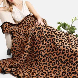 Leopard Print Luxury Soft Throw Blanket - 6 Colors!