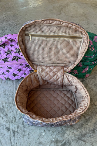 Quilted Puffer Makeup Bags - 3 Colors!