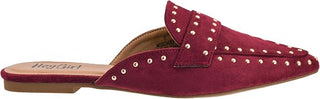 Corkys Mischief Pointed Toe Mule Slide Shoe - Cranberry