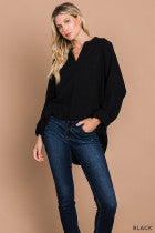 Cotton Gauze Pullover Top - 2 Colors!