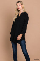 Cotton Gauze Pullover Top - 2 Colors!