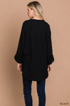 Cotton Gauze Pullover Top - 2 Colors!