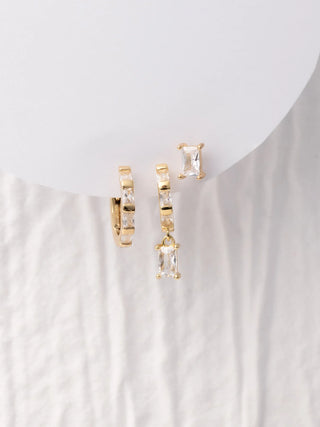 Calla Earrings - Set of 3 is a set of 3 gold-filled earring sets. 