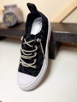 Very G Aman Platform Sneakers - Black Leopard 2