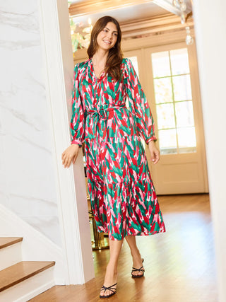Gracelyn Long Sleeve Belted Dress