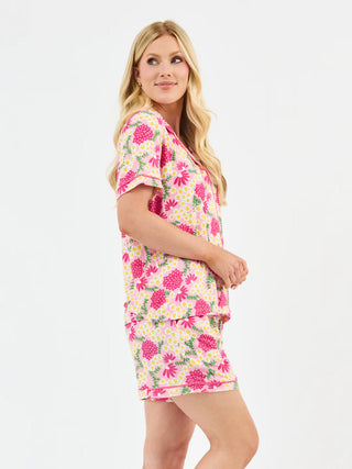 Charlotte Short Set - Daisy Chain Pink
