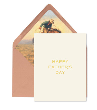 Father's Day Rodeo Greeting Card