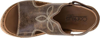 Corkys Cognac Darlin Wedge Sandal