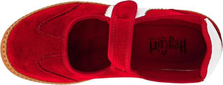 Corkys Calm Down Red Faux Suede Sneakers