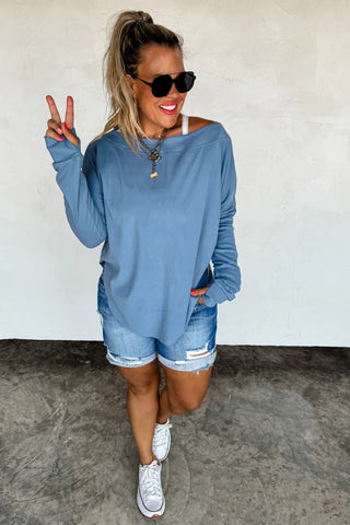 Zoey Athleisure Long Sleeve Top - 5 Colors!