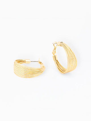 Kaylin Gold Hoop Earrings