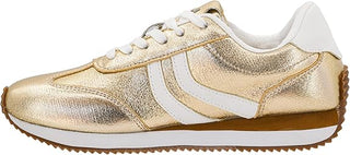 Corkys Kickoff Gold Crinkle Metallic Sneaker