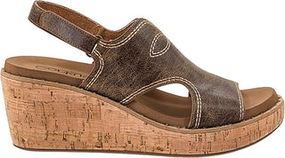 Corkys Cognac Darlin Wedge Sandal