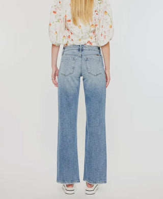 KanCan Mid Rise True Straight Denim Jeans