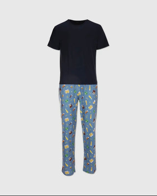 Men's 2 Piece Pajama Pant Sets in A Bag