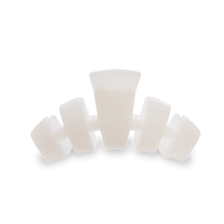 TELETIES Classic Coconut White Medium Claw Clip - Medium