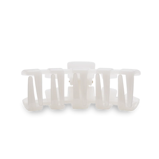 TELETIES Classic Coconut White Medium Claw Clip - Medium