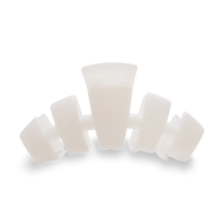 TELETIES Classic Coconut White Large Claw Clip - Large