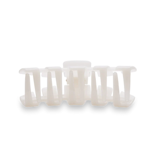 TELETIES Classic Coconut White Large Claw Clip - Large