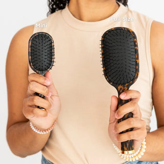 TELETIES Mini Detangler Hair Brushes for Medium Hair