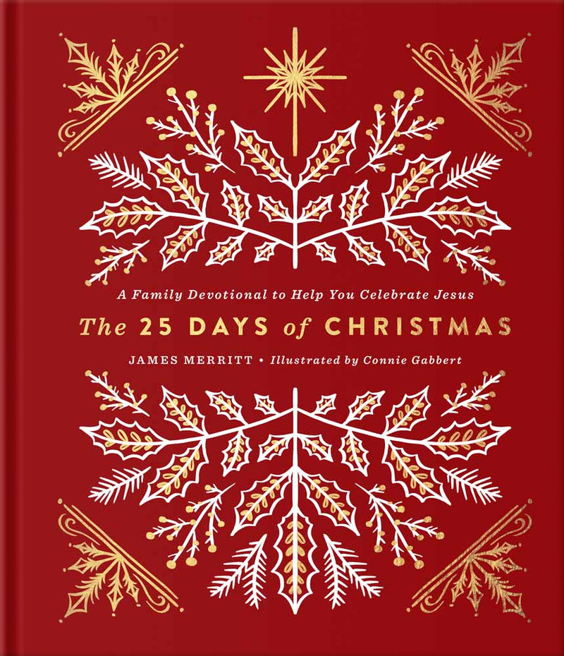 The 25 Days of Christmas Family Devotional Hardcover Book
