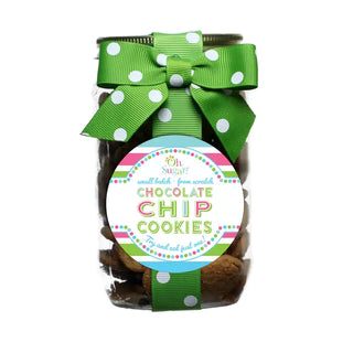 Oh, Sugar! Plastic Pint Cookie Jars - Chocolate Chip