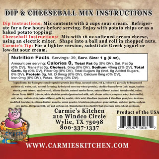 Carmie's Kitchen Assorted Dip Mixes